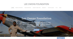 Desktop Screenshot of leeowensfoundation.org